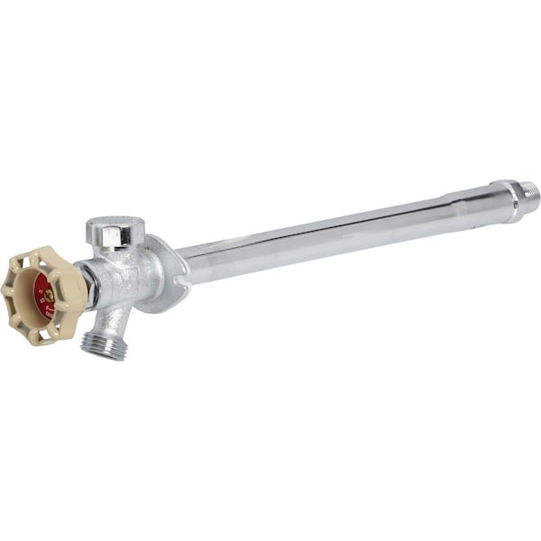 1/2 In. Push Fit x 8 In. Multi-Turn Valve Frost Free Wall Hydrant